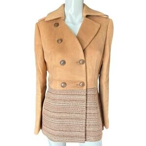 NWT St. Sereno Double Breasted Wool Blend Coat Size Small
